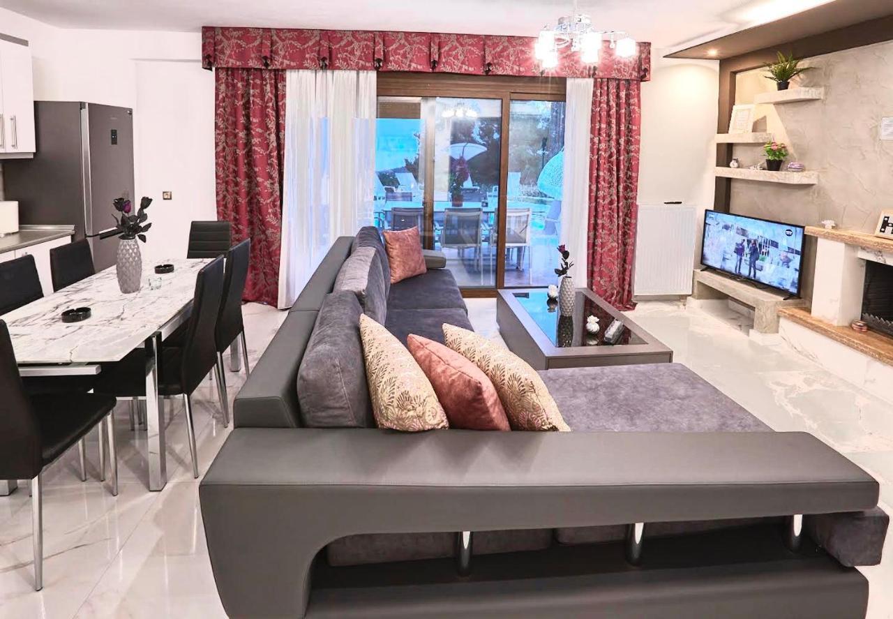 Earthy Boutique Luxurious House -Marble Luxury House Βίλα Παλιούρι Εξωτερικό φωτογραφία